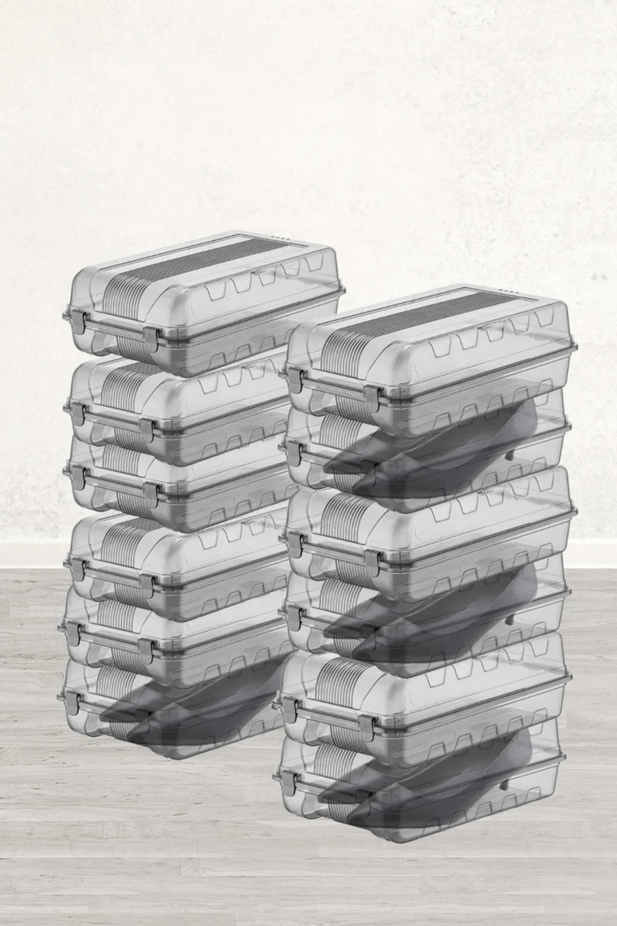 12 Pack Women's Shoe Organizer Storage Box