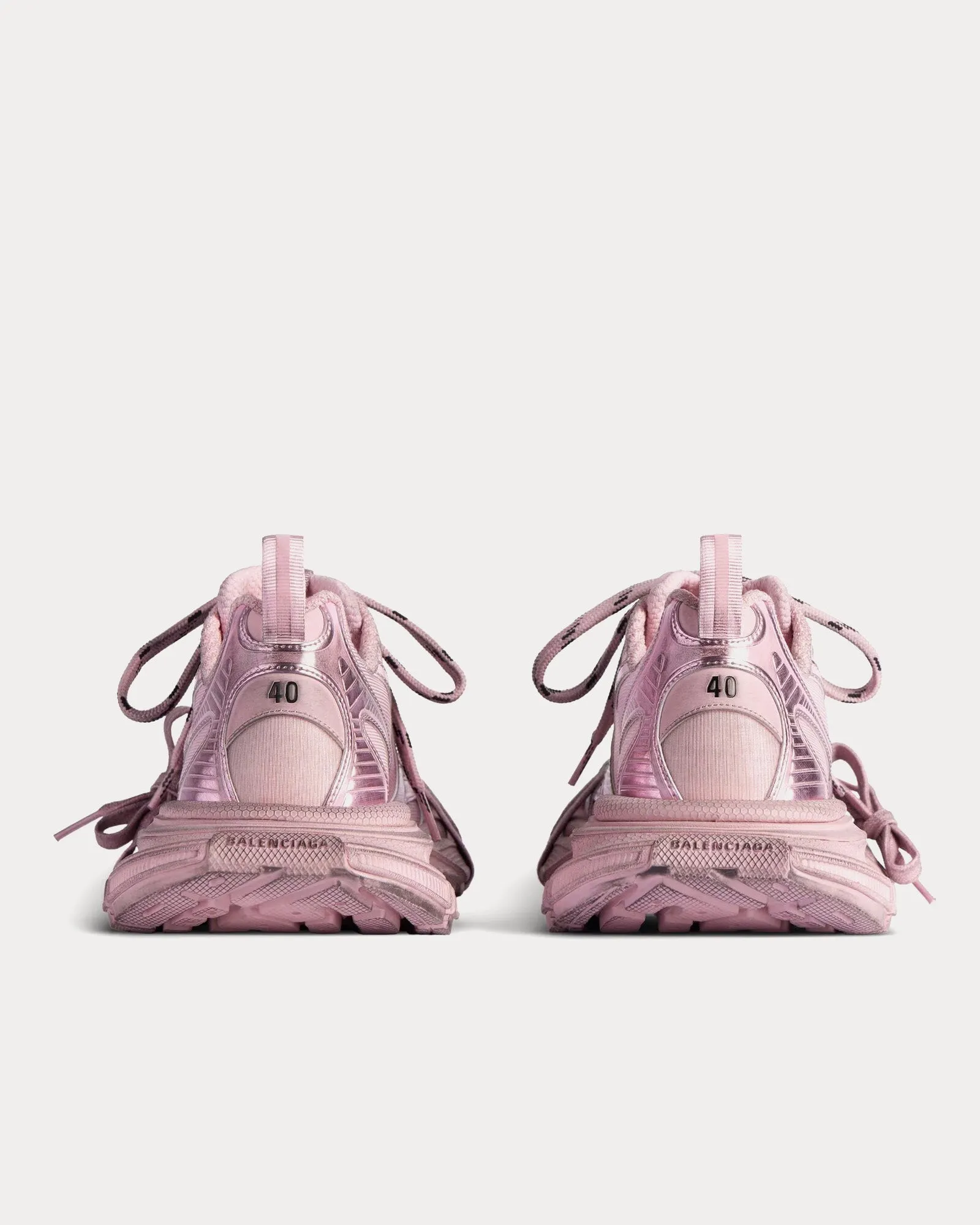 3XL Summer Mesh Light Pink Low Top Sneakers