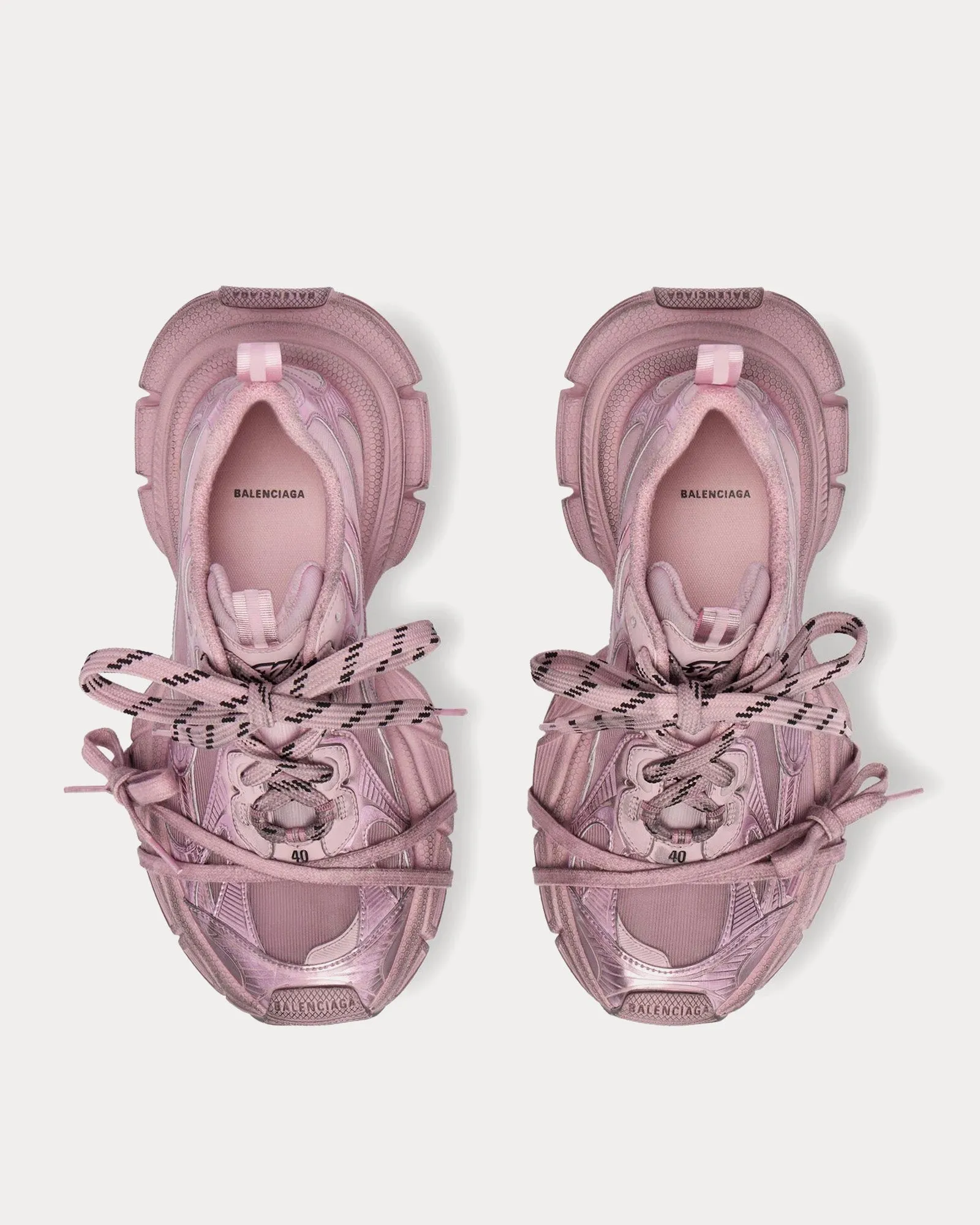 3XL Summer Mesh Light Pink Low Top Sneakers