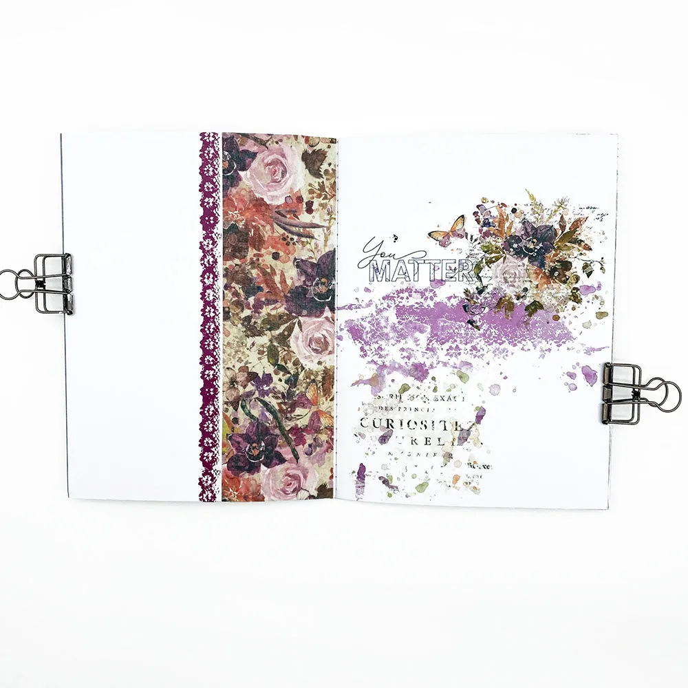 49 And Market ARToptions - Plum Grove Rub-Ons 12"x12" 1/Sheet - Colour Wash