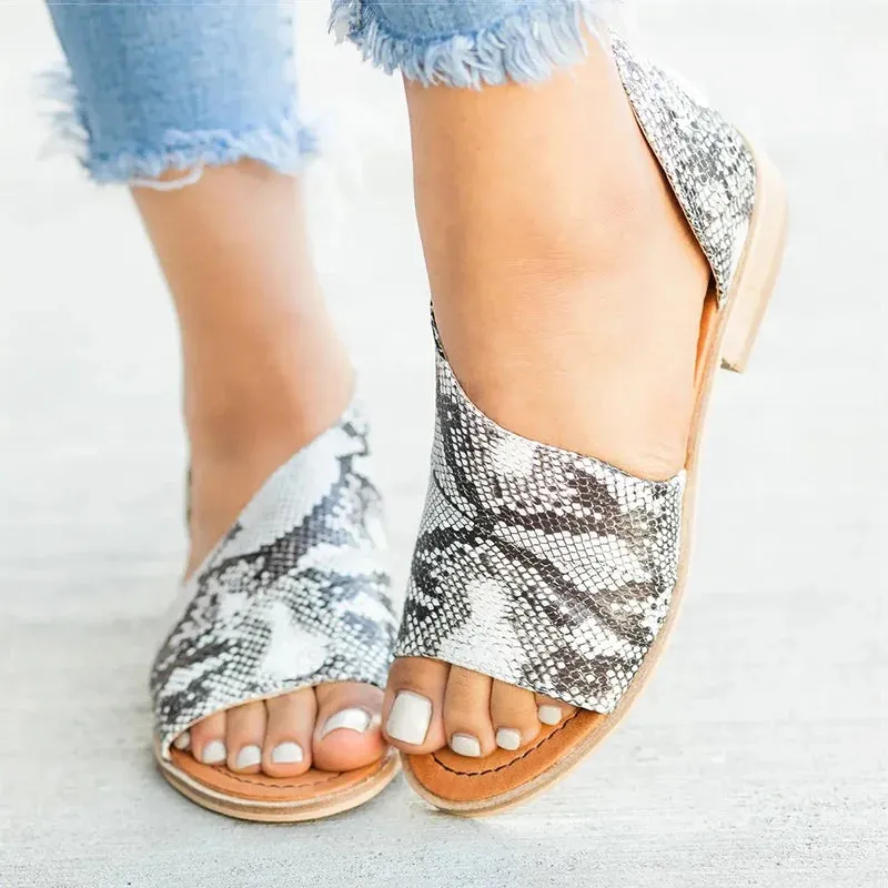 Achillia Peep Toe Sandals