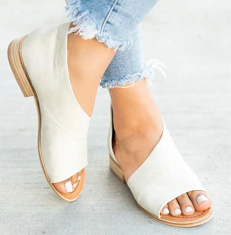 Achillia Peep Toe Sandals