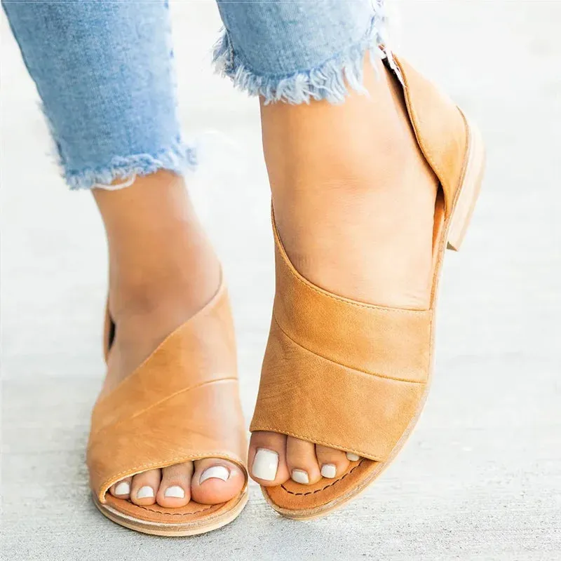 Achillia Peep Toe Sandals