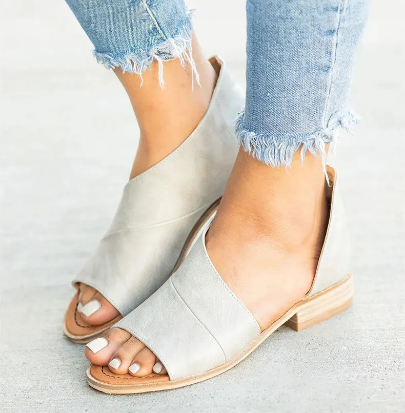 Achillia Peep Toe Sandals