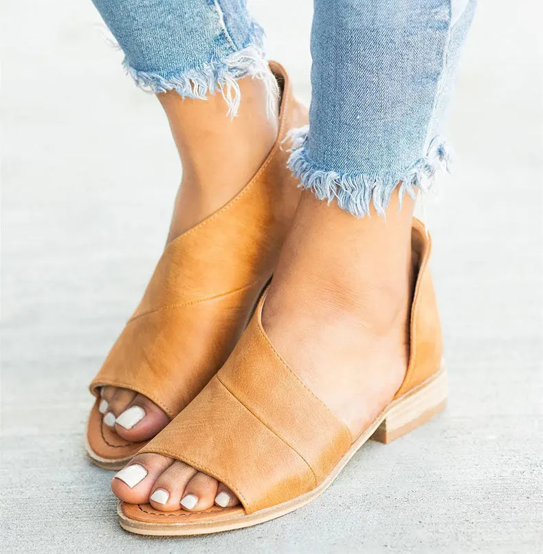 Achillia Peep Toe Sandals