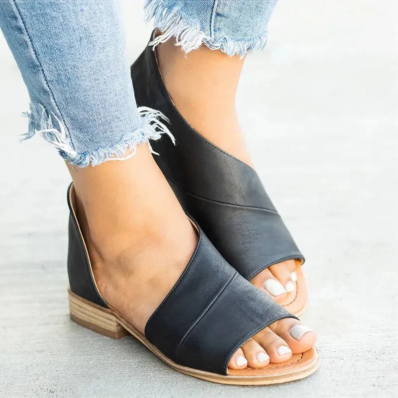 Achillia Peep Toe Sandals
