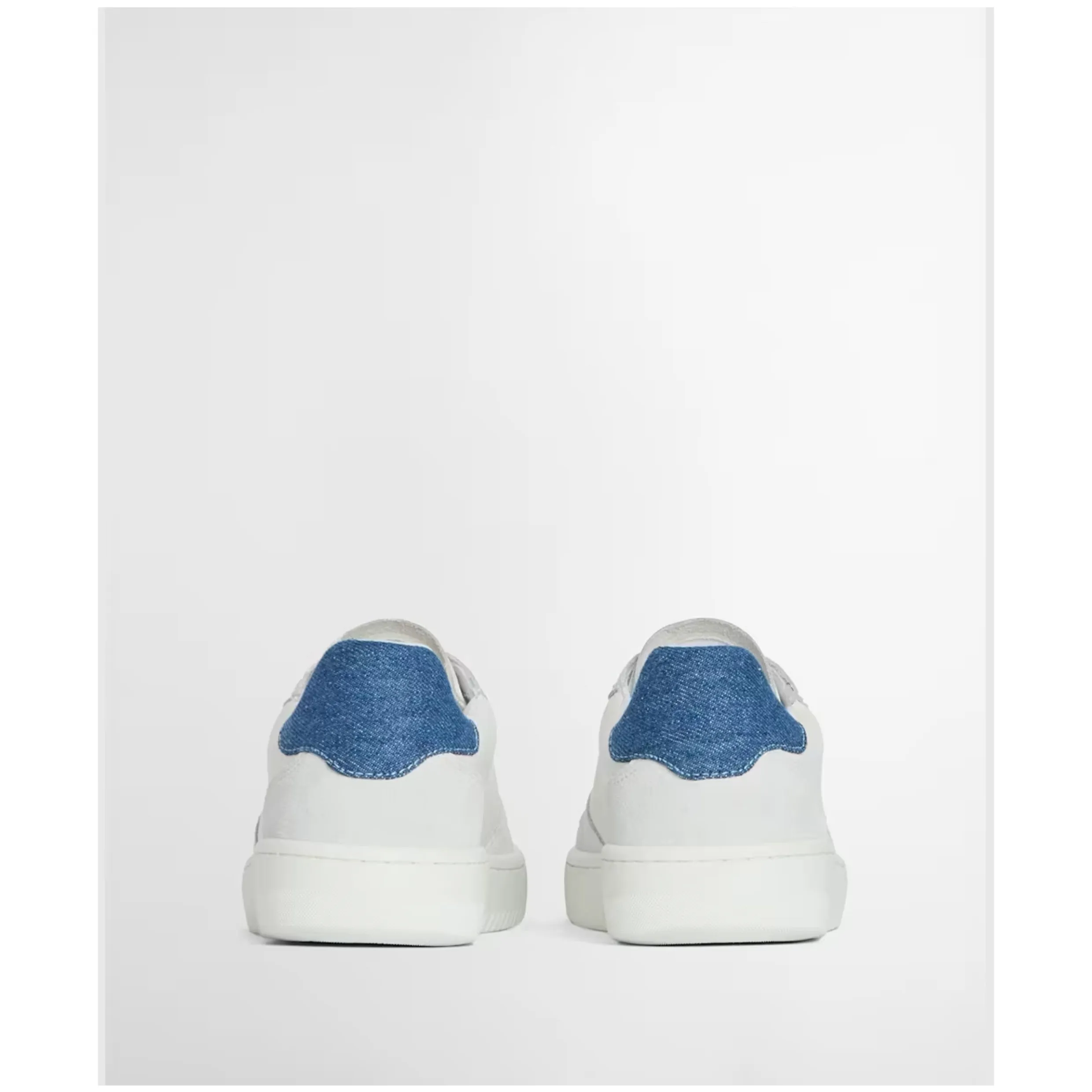 Barbour Celeste Leather Trainer LFO0691WH31 White/Chambray