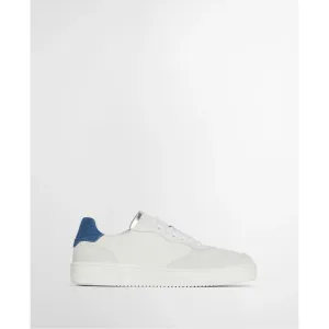 Barbour Celeste Leather Trainer LFO0691WH31 White/Chambray