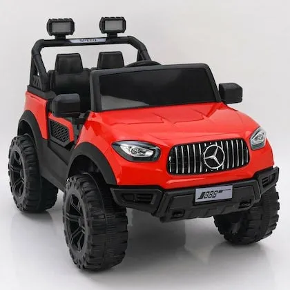 Battery Operated Ride On Jeep With  Music Light and Remote Control -Red