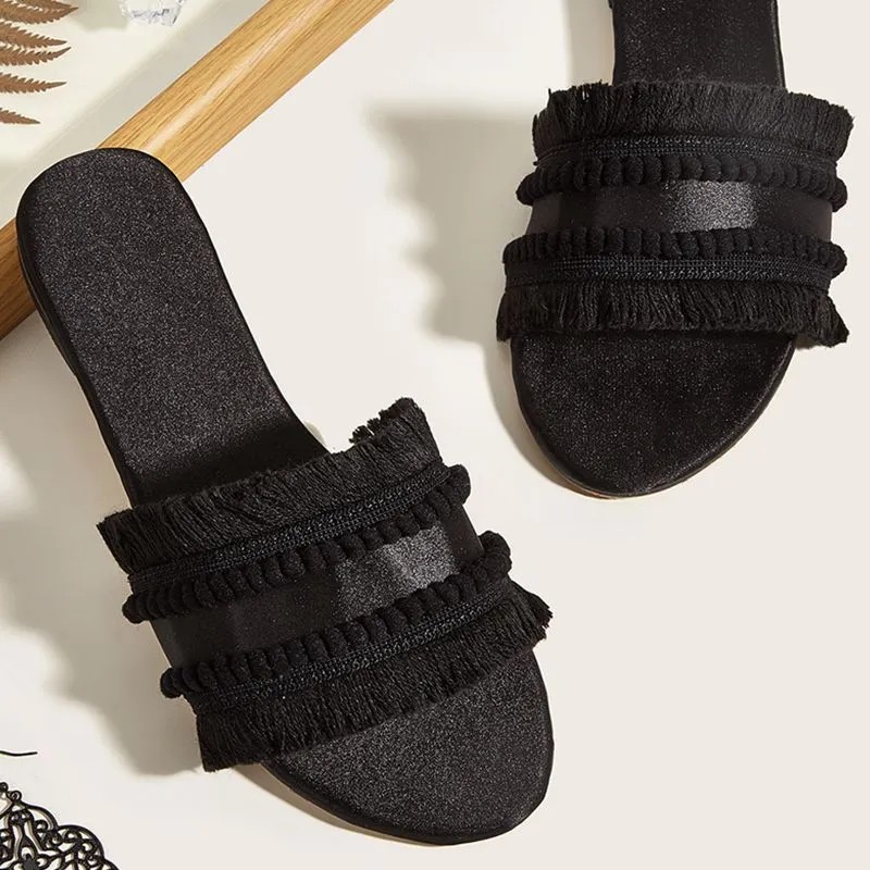 Beach Dreaming Tassel Sandals