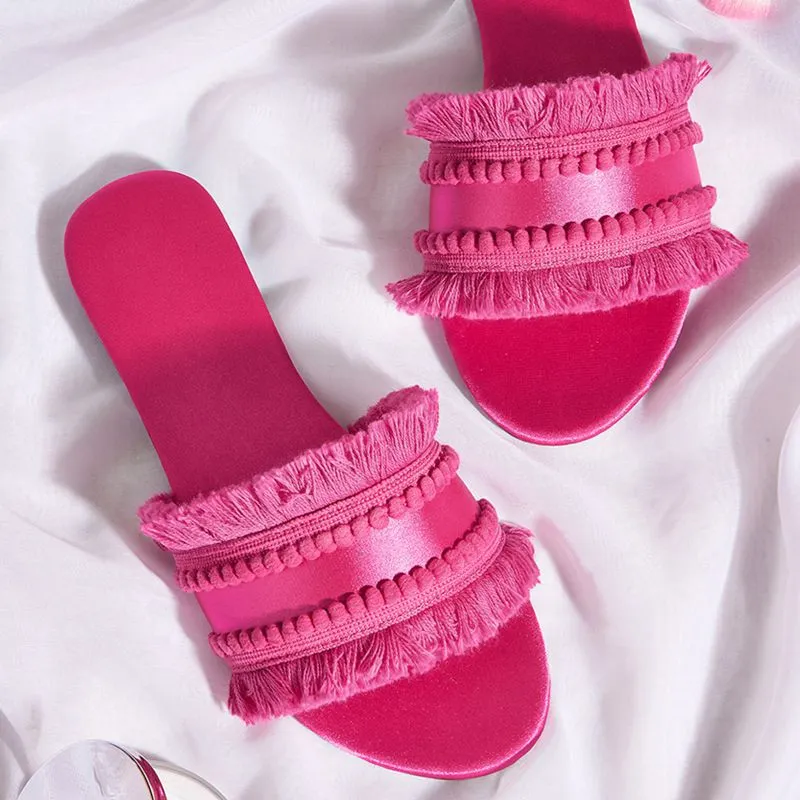 Beach Dreaming Tassel Sandals