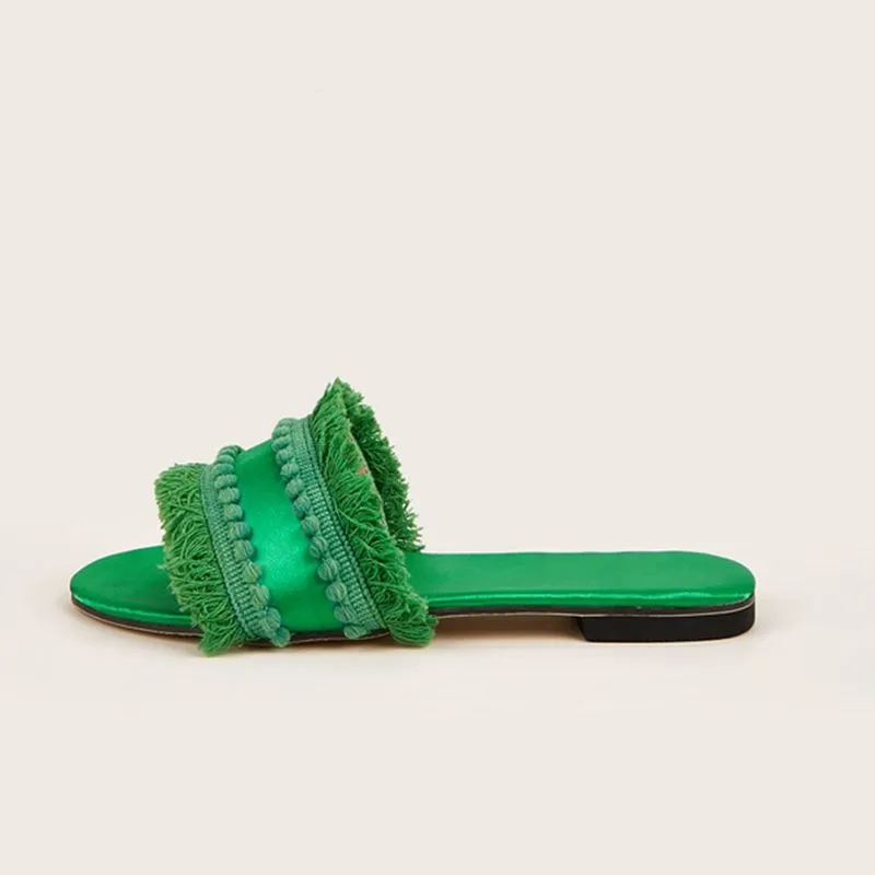 Beach Dreaming Tassel Sandals