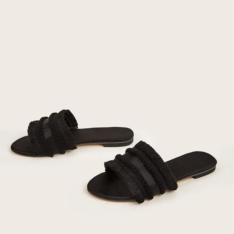 Beach Dreaming Tassel Sandals