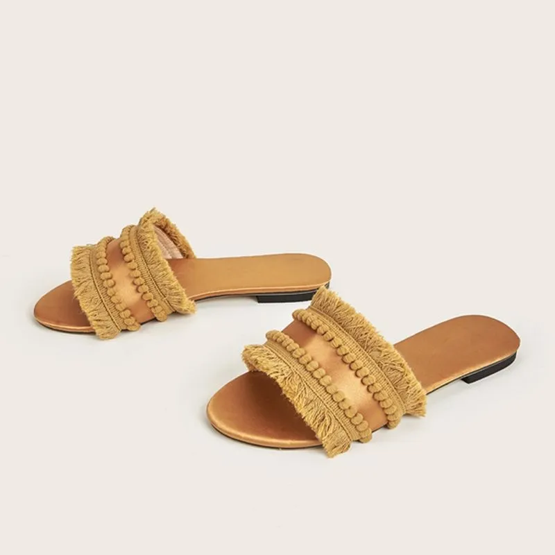 Beach Dreaming Tassel Sandals