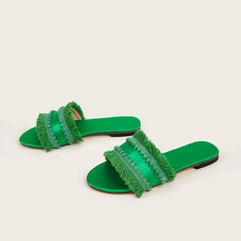 Beach Dreaming Tassel Sandals