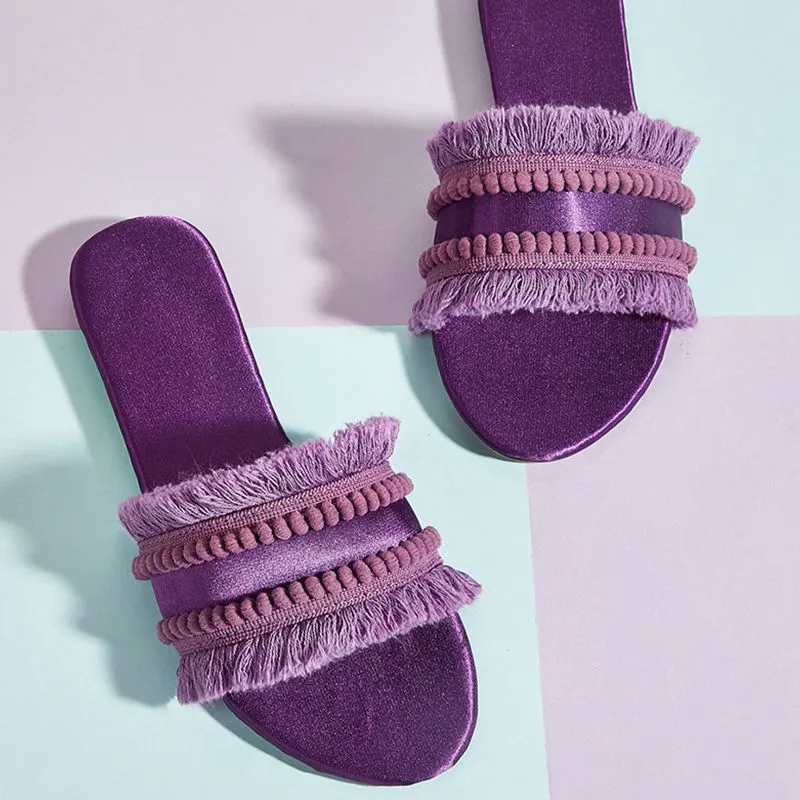 Beach Dreaming Tassel Sandals
