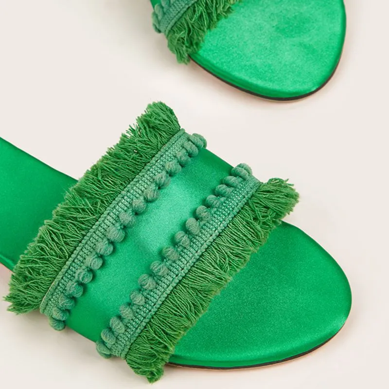 Beach Dreaming Tassel Sandals