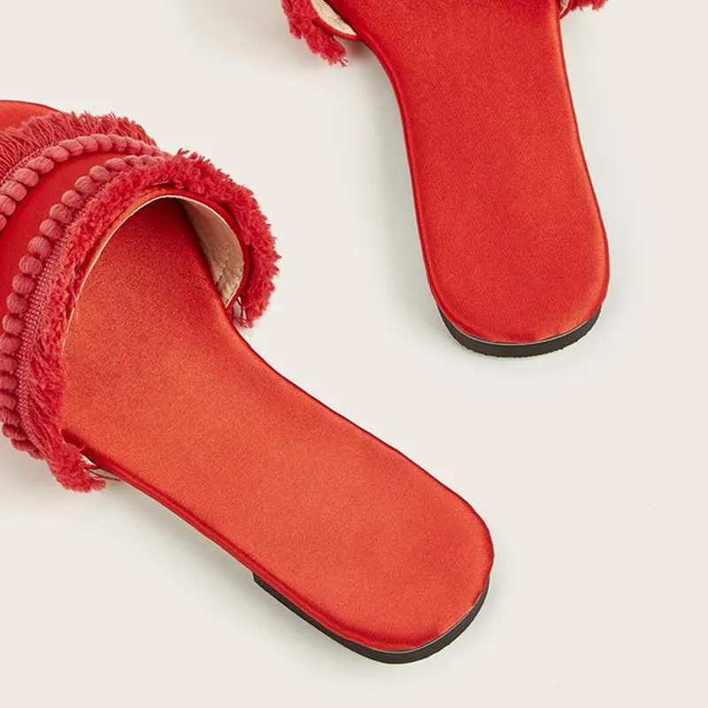 Beach Dreaming Tassel Sandals