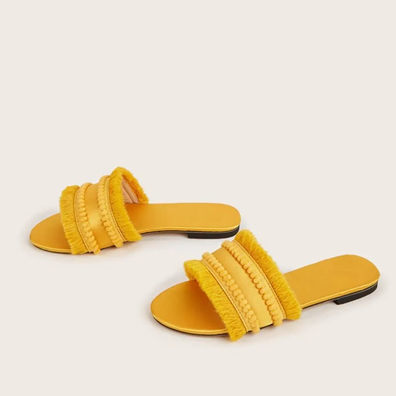 Beach Dreaming Tassel Sandals