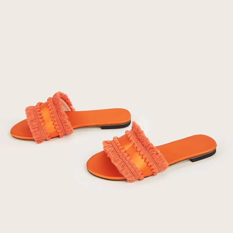 Beach Dreaming Tassel Sandals