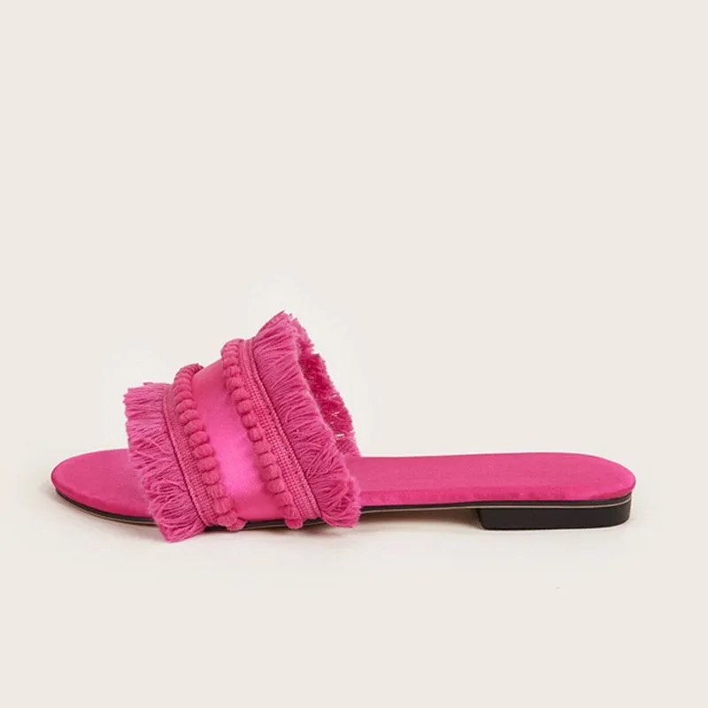 Beach Dreaming Tassel Sandals