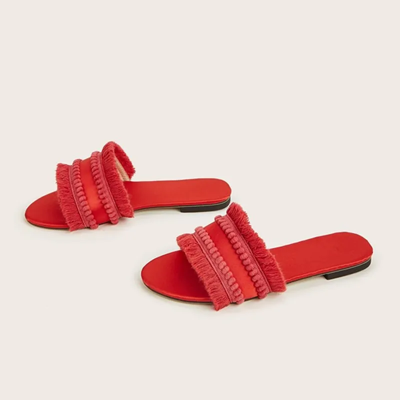 Beach Dreaming Tassel Sandals