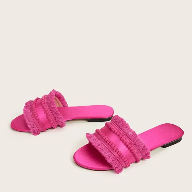 Beach Dreaming Tassel Sandals