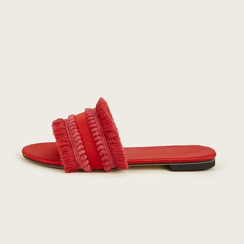 Beach Dreaming Tassel Sandals