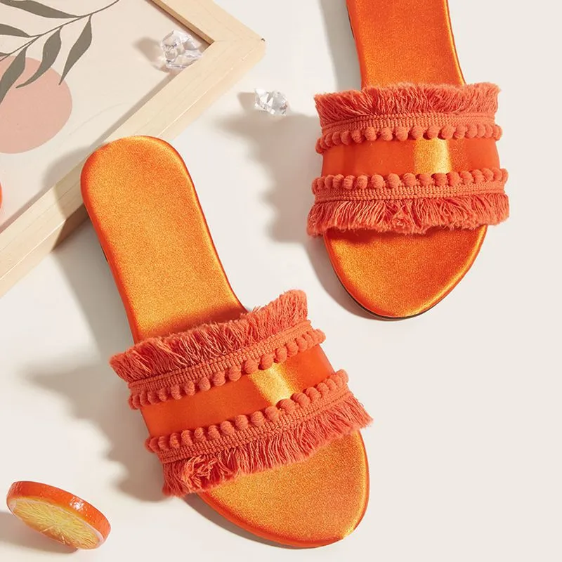 Beach Dreaming Tassel Sandals