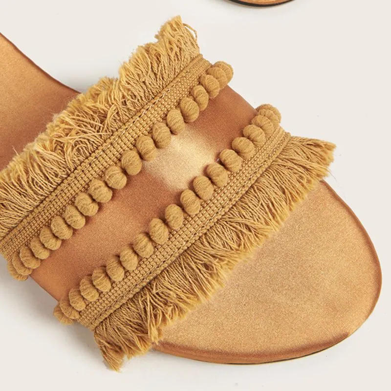 Beach Dreaming Tassel Sandals
