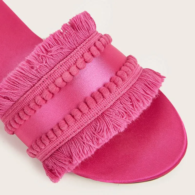 Beach Dreaming Tassel Sandals