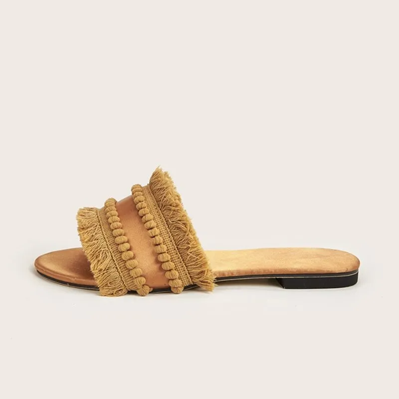 Beach Dreaming Tassel Sandals