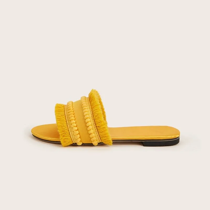 Beach Dreaming Tassel Sandals