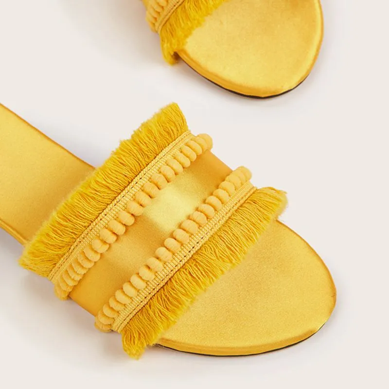 Beach Dreaming Tassel Sandals
