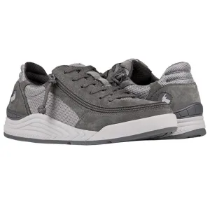 Billy Footwear (Mens) - Charcoal & Grey Faux Suede Comfort Low CLEARANCE