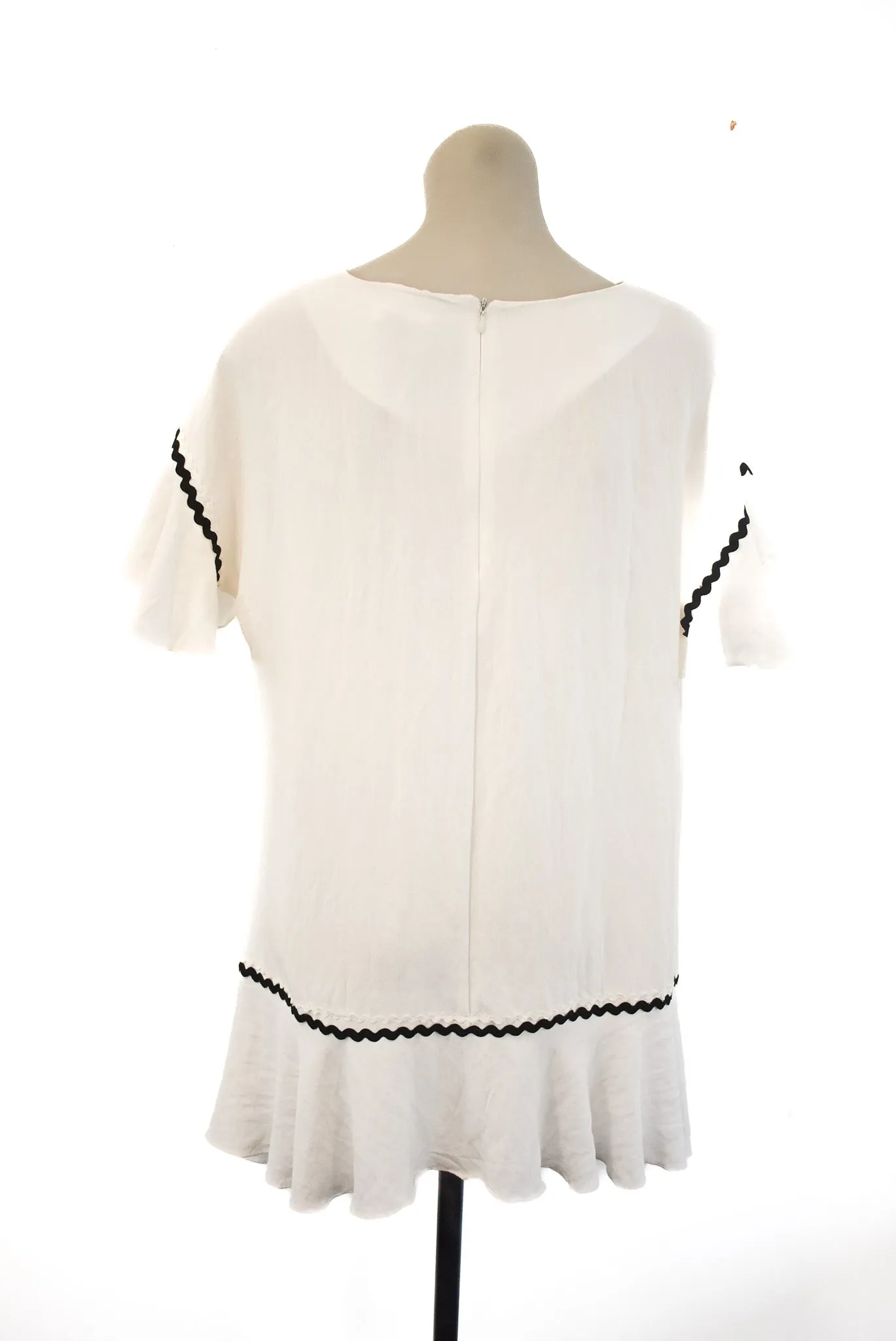Blue Blue linen blend top, XL