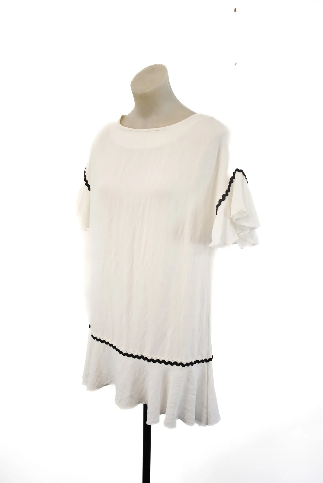Blue Blue linen blend top, XL