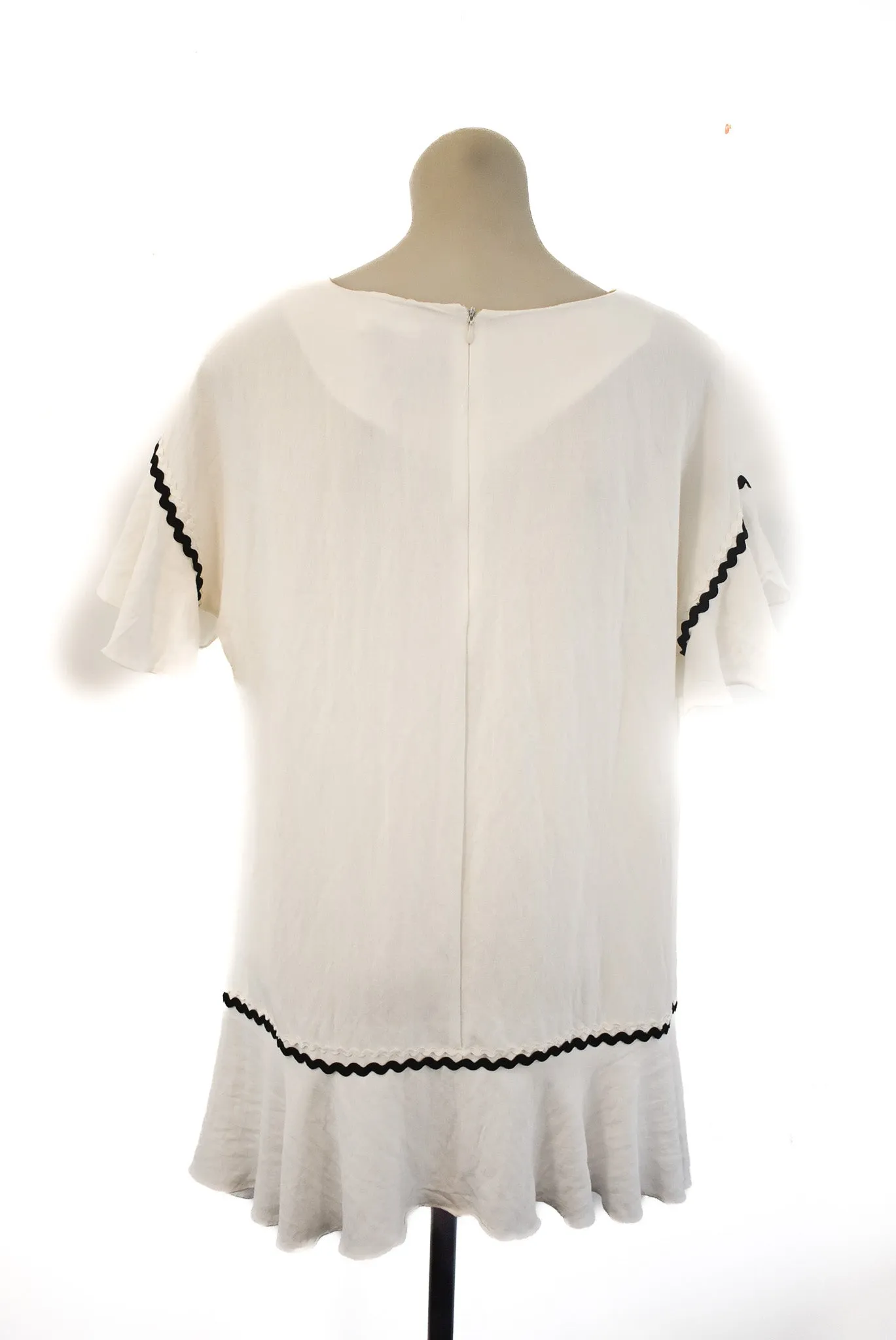 Blue Blue linen blend top, XL