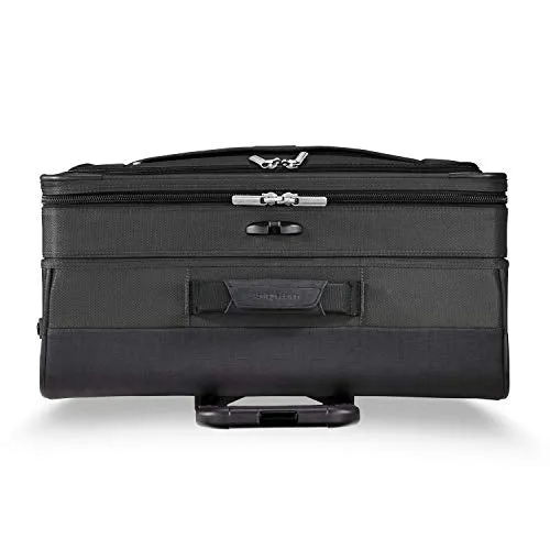Briggs & Riley Transcend VX Medium Expandable Spinner (Black, Checked-Medium 26-Inch)
