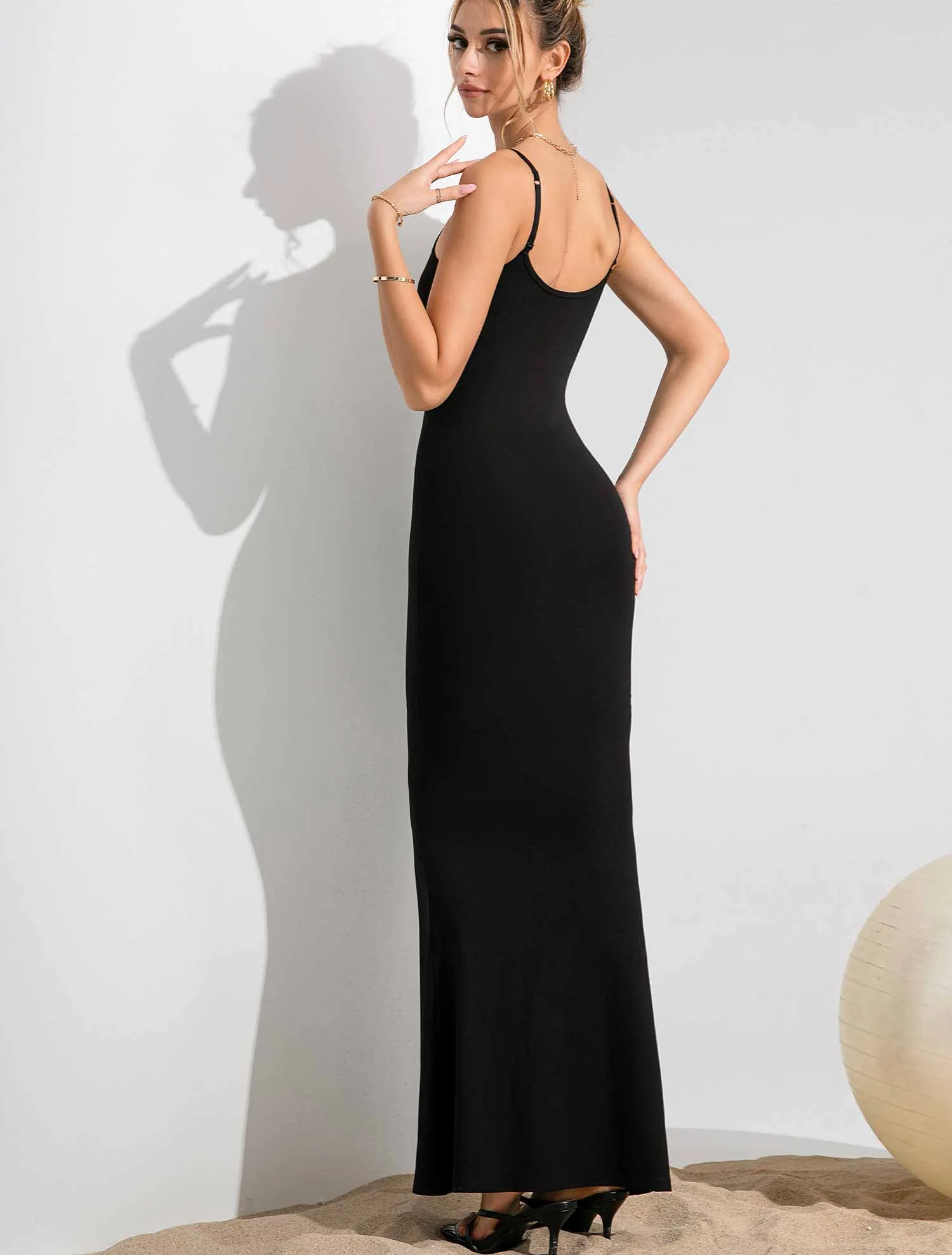Built-In Shapewear Maxi Dress