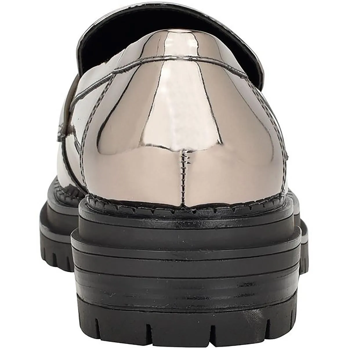 Calvin Klein Womens Grant Patent Metallic Loafers
