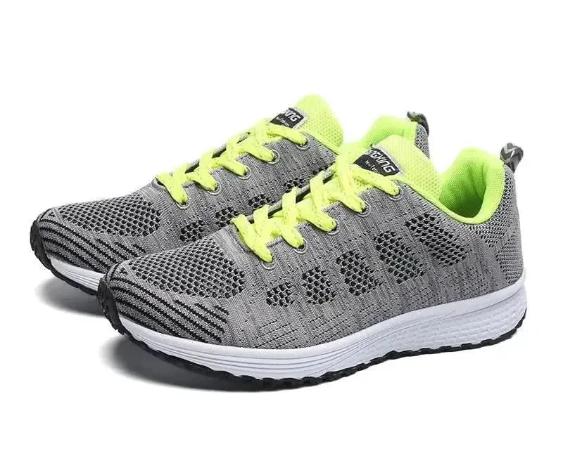 Casual Breathable Mesh Flat Sneakers for Women
