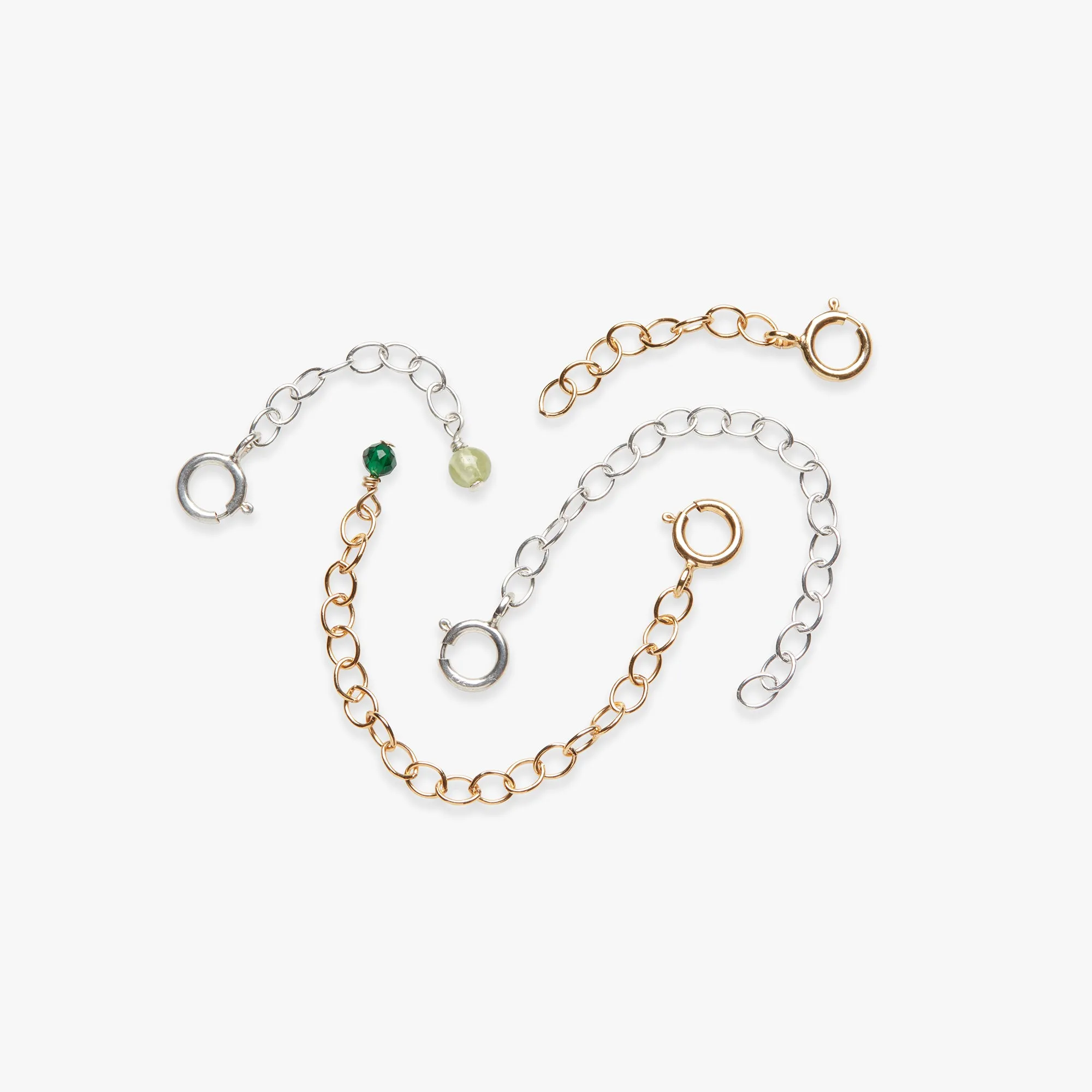 Chain extender gold filled or silver