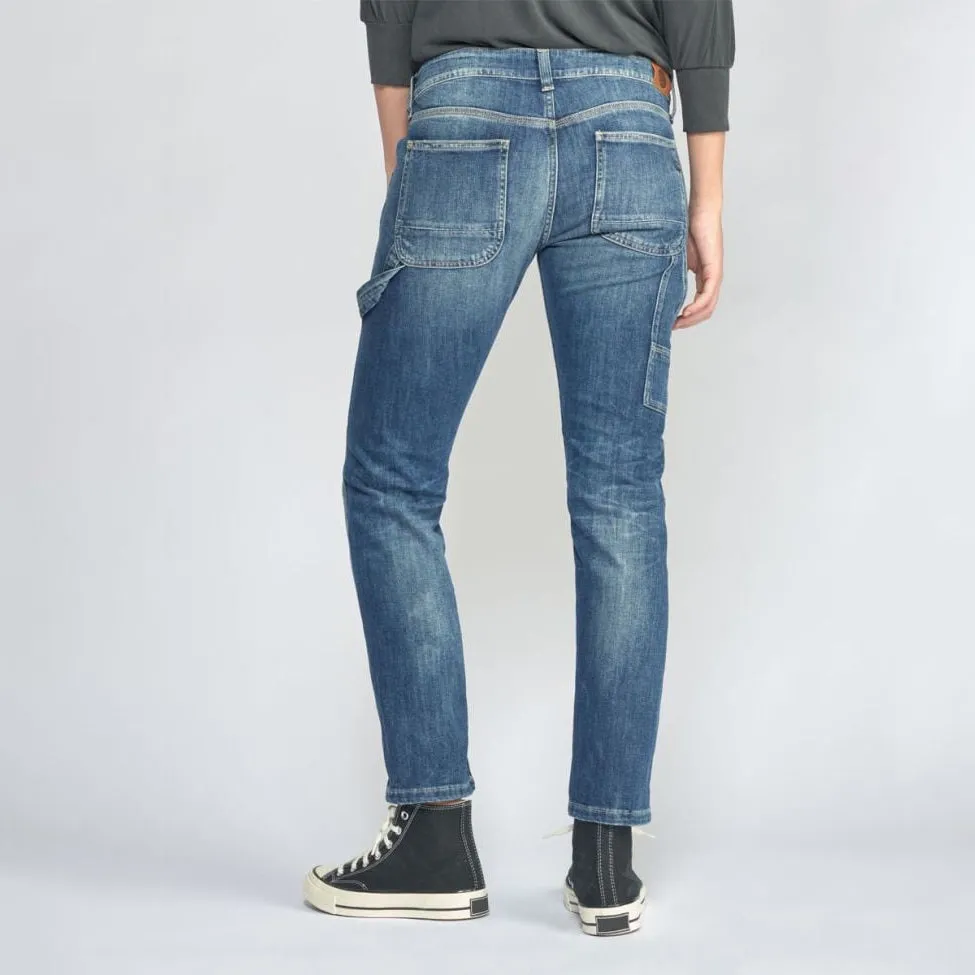 Chara Boyfit Jeans - Destroyed Blue