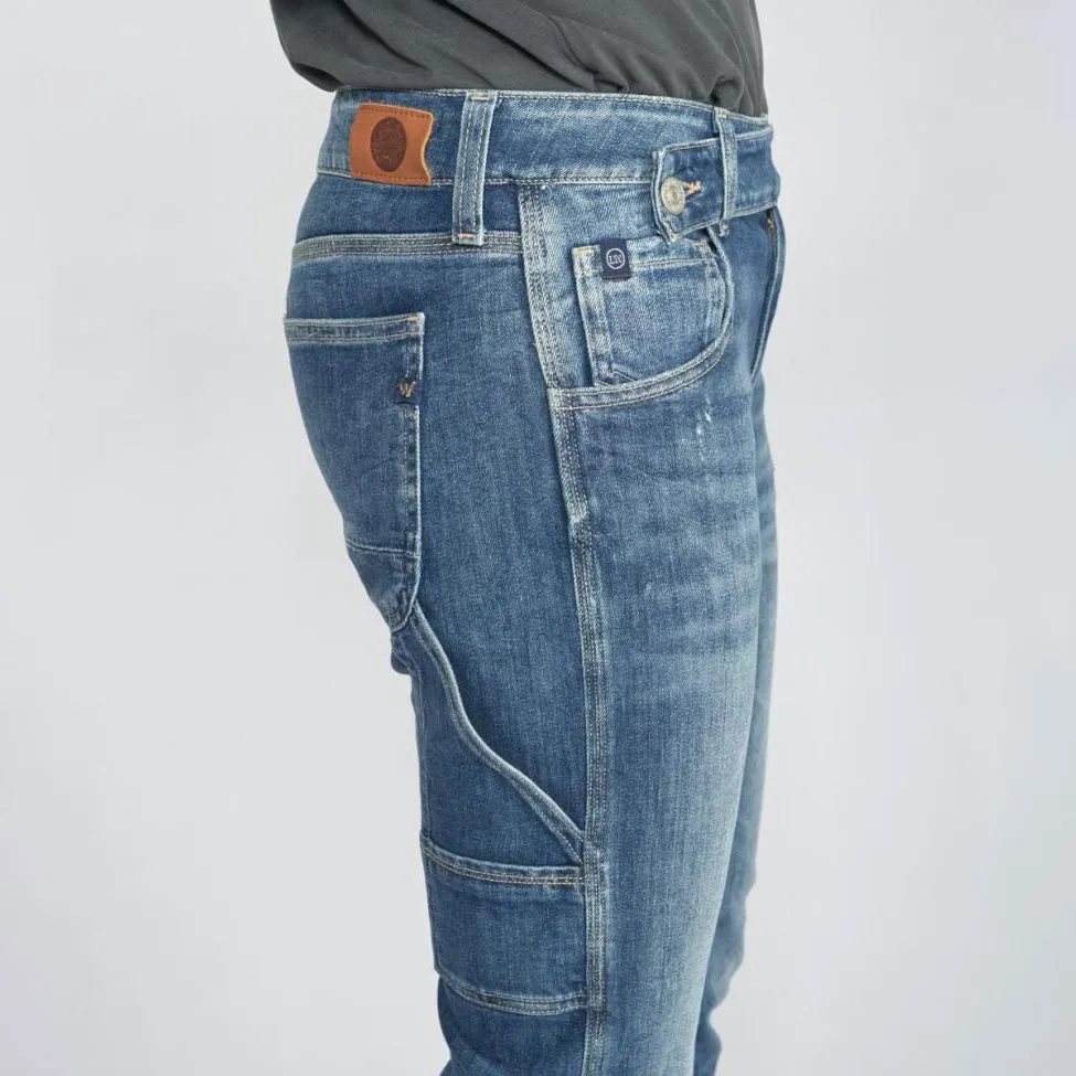 Chara Boyfit Jeans - Destroyed Blue