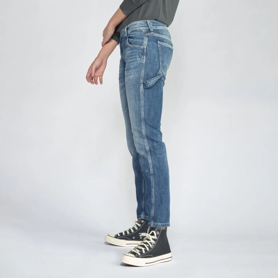 Chara Boyfit Jeans - Destroyed Blue