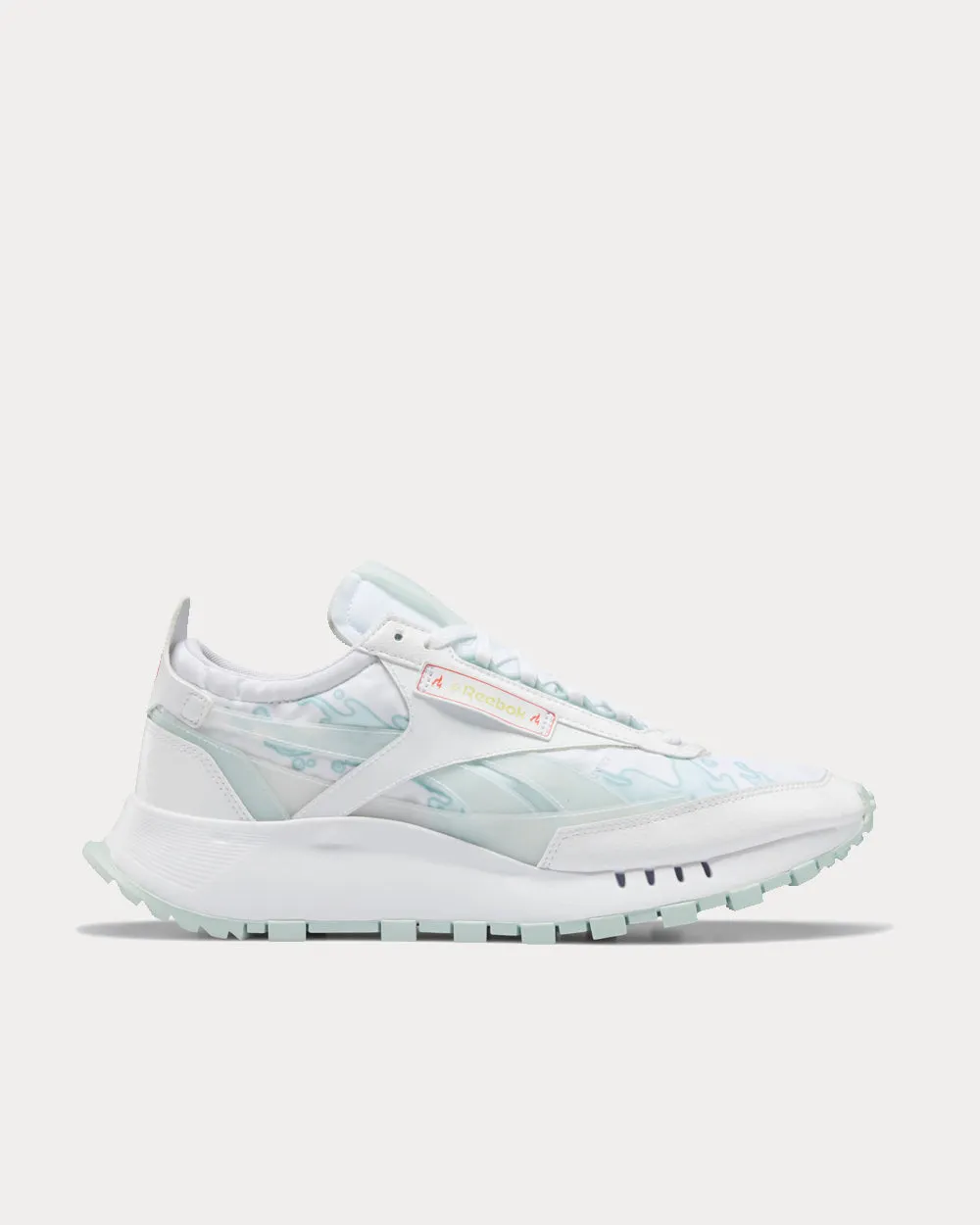 Classic Leather Legacy White / Chalk Blue Low Top Sneakers