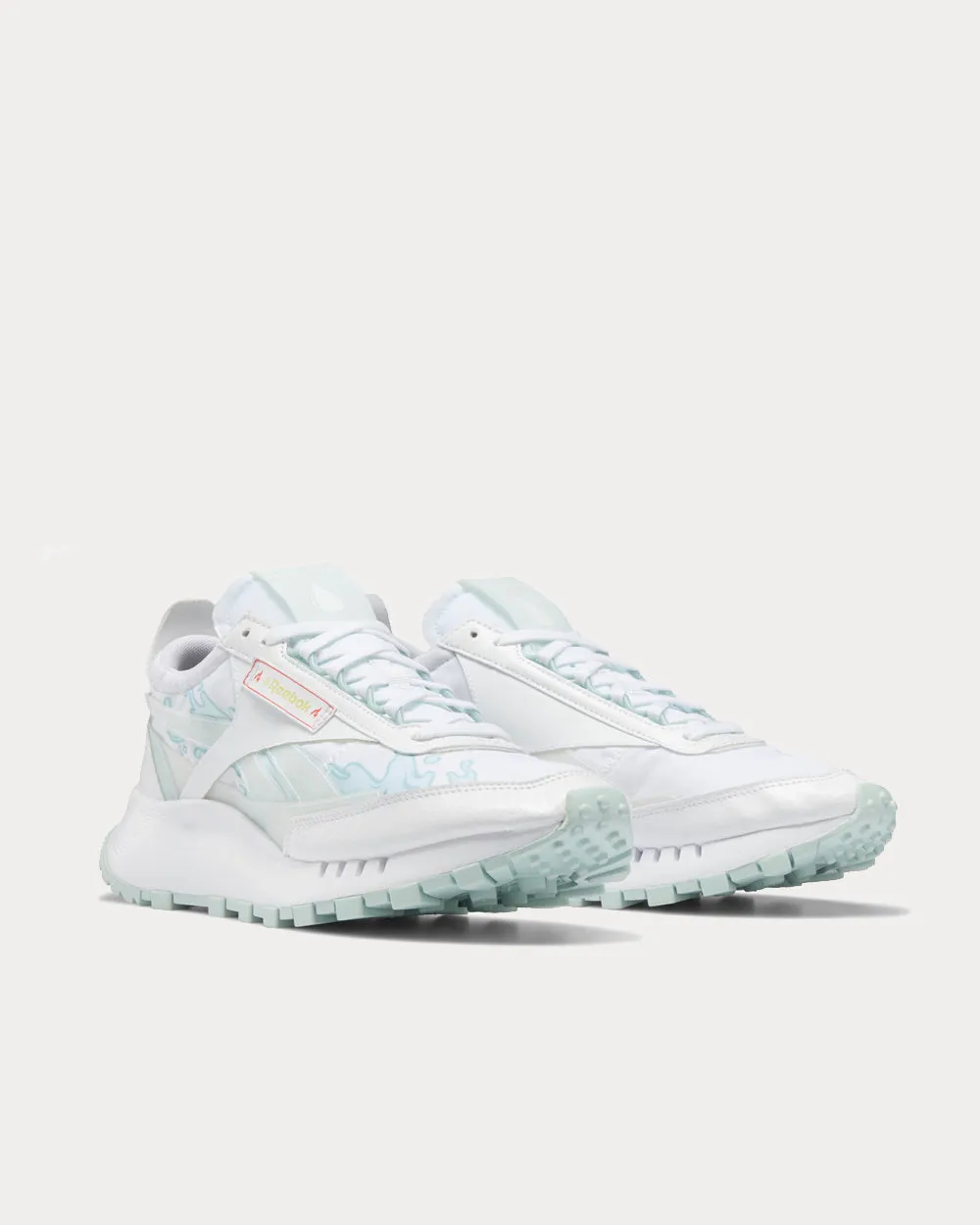 Classic Leather Legacy White / Chalk Blue Low Top Sneakers