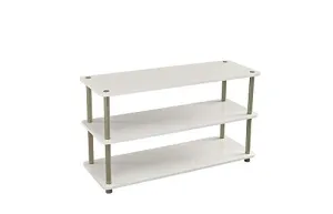 ClosetMaid 5013 3-Tier Shoe Organizer, White