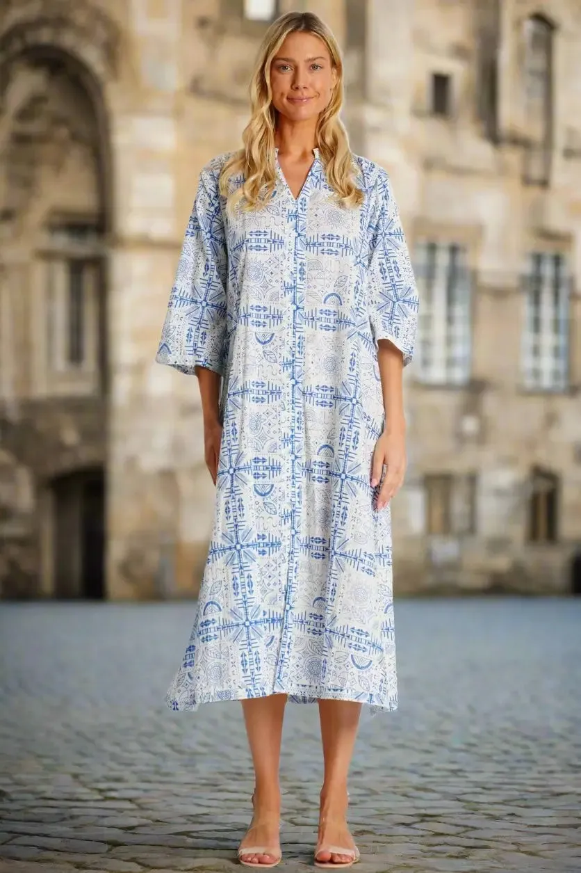 Cotton Kaftan Dress